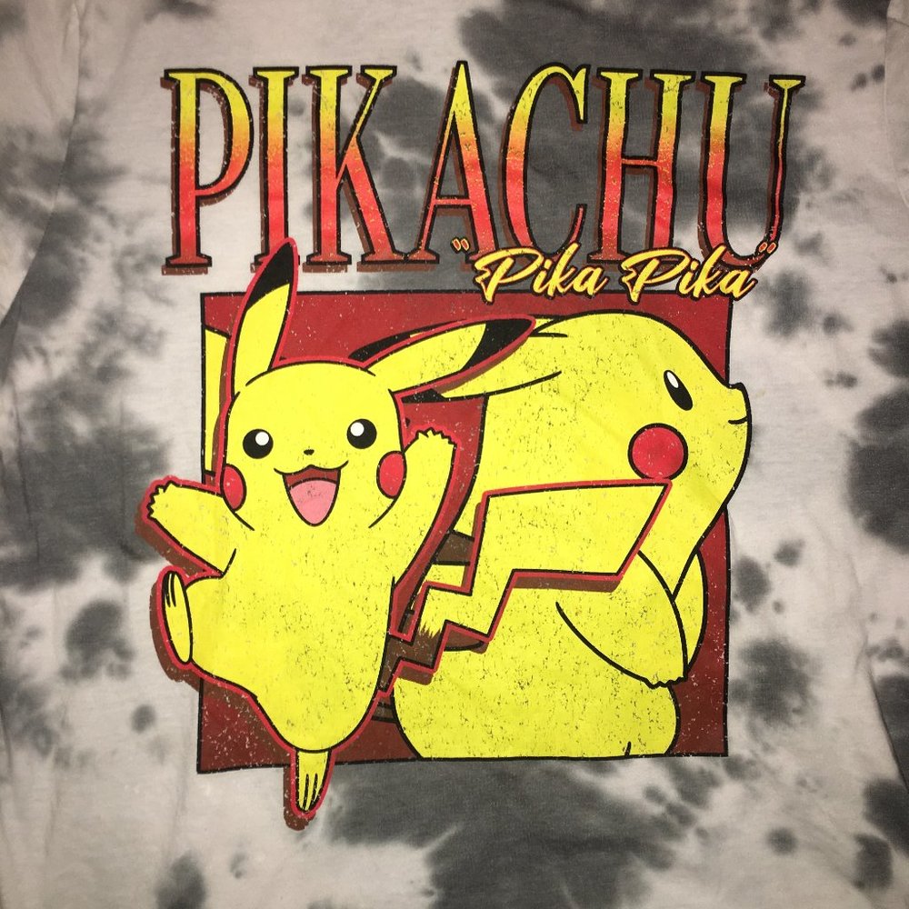 Pokemon Pikachu Tie Dye Shirt Size XL